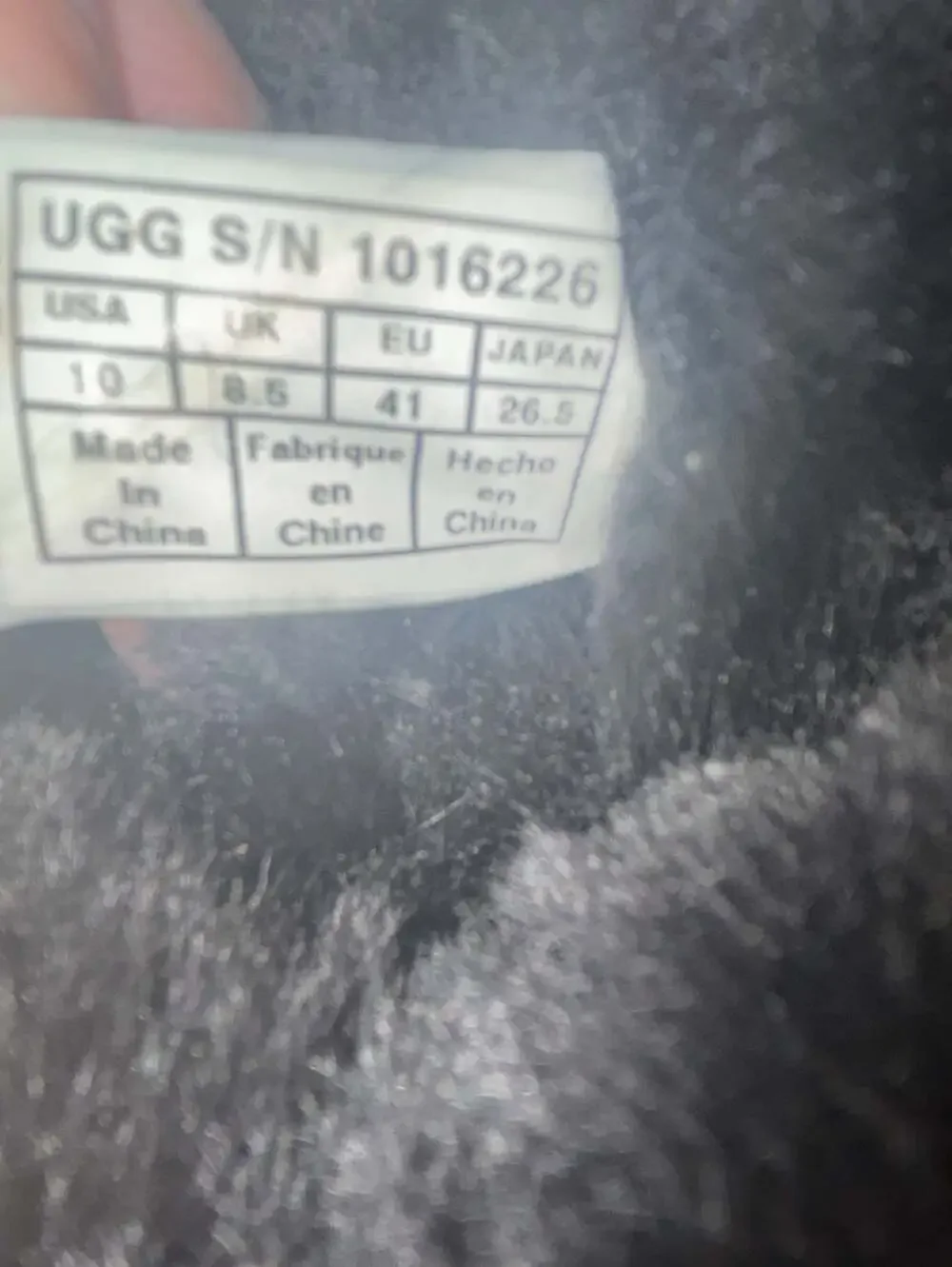 UGG Bailey Button Sheepskin Suede Winter Boots black